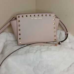 NWOT Michael Kors Pink Gold Studded Women's Bag